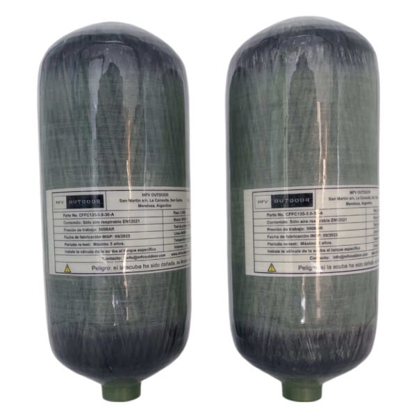 Scuba de fibra de carbono 300bar 3L MFV Outdoor