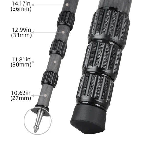 Trípode de fibra de carbono 40mm MFV Outdoor - Imagen 13